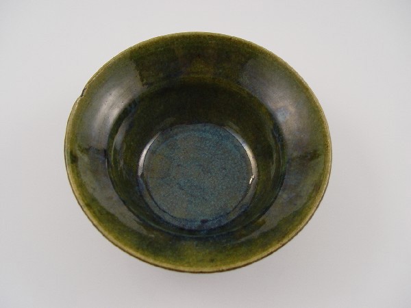 織部釉　カブト鉢　北大路魯山人作 所蔵品