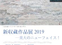 新収蔵作品展2019―美大のニューフェイス！